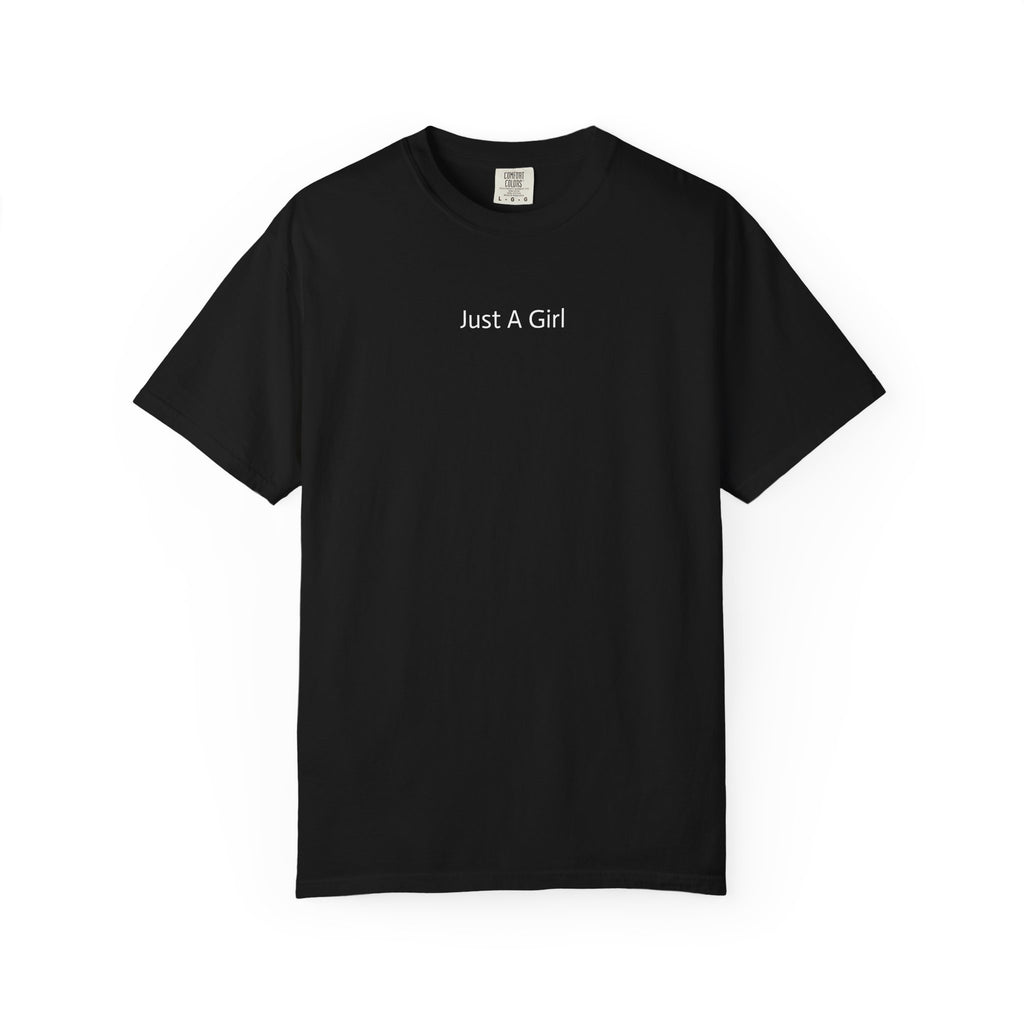 Just A Girl Graphic T-Shirt — Empowering Back-Print Tee