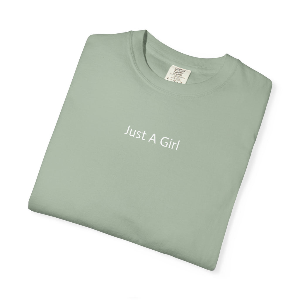 Just A Girl Graphic T-Shirt — Empowering Back-Print Tee