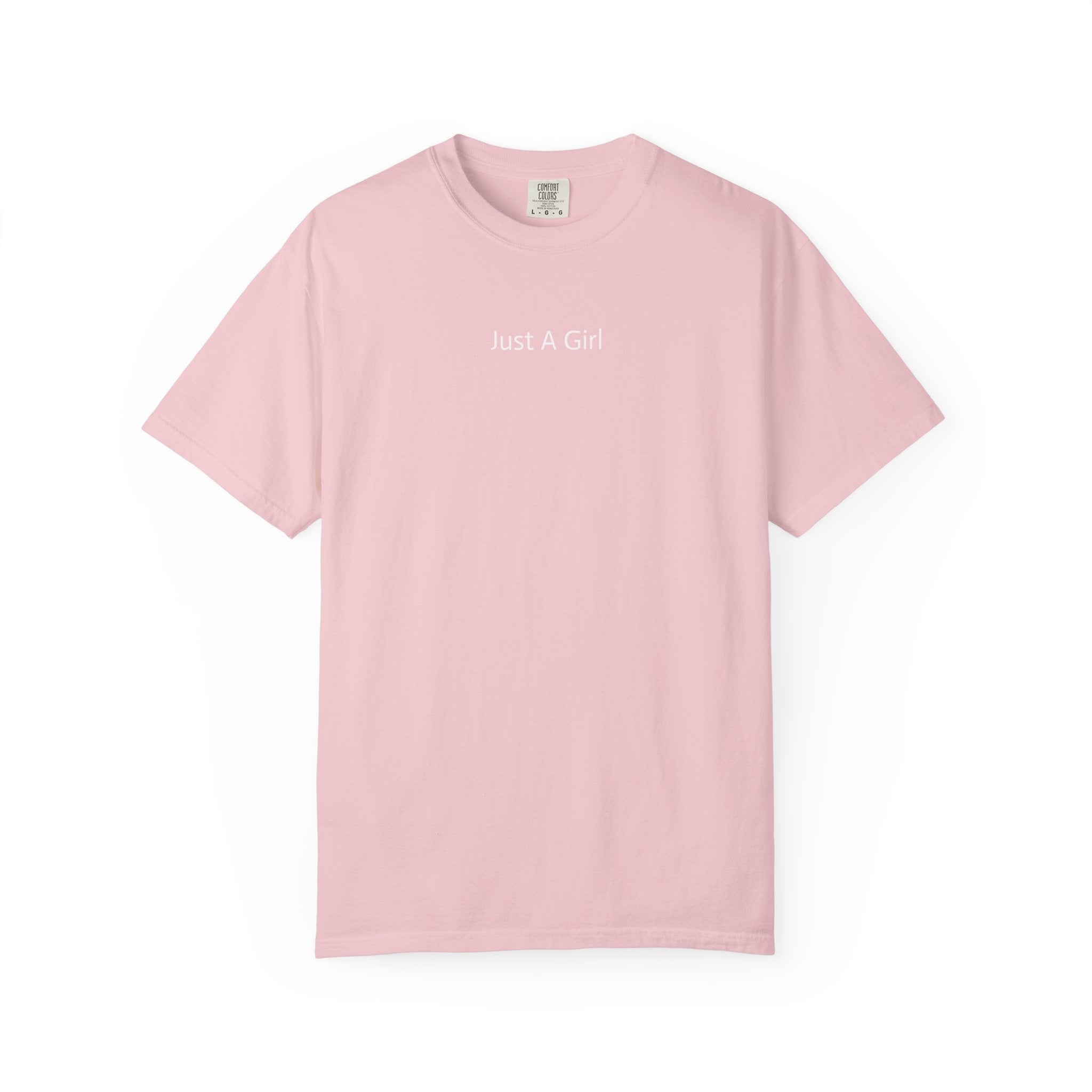 Just A Girl Graphic T-Shirt — Empowering Back-Print Tee