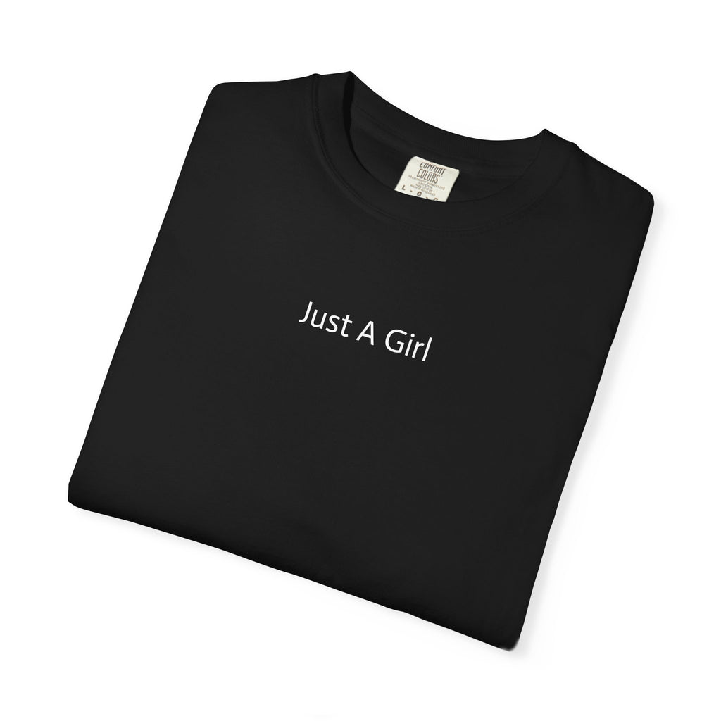 Just A Girl Graphic T-Shirt — Empowering Back-Print Tee