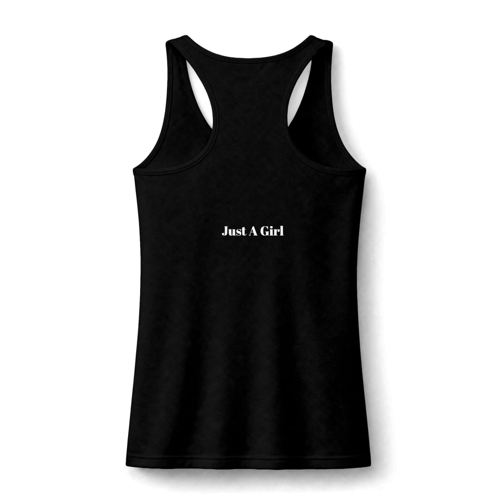 Pilates Racerback Tank Top — "Just a Girl Who Loves Pilates" Workout Tank