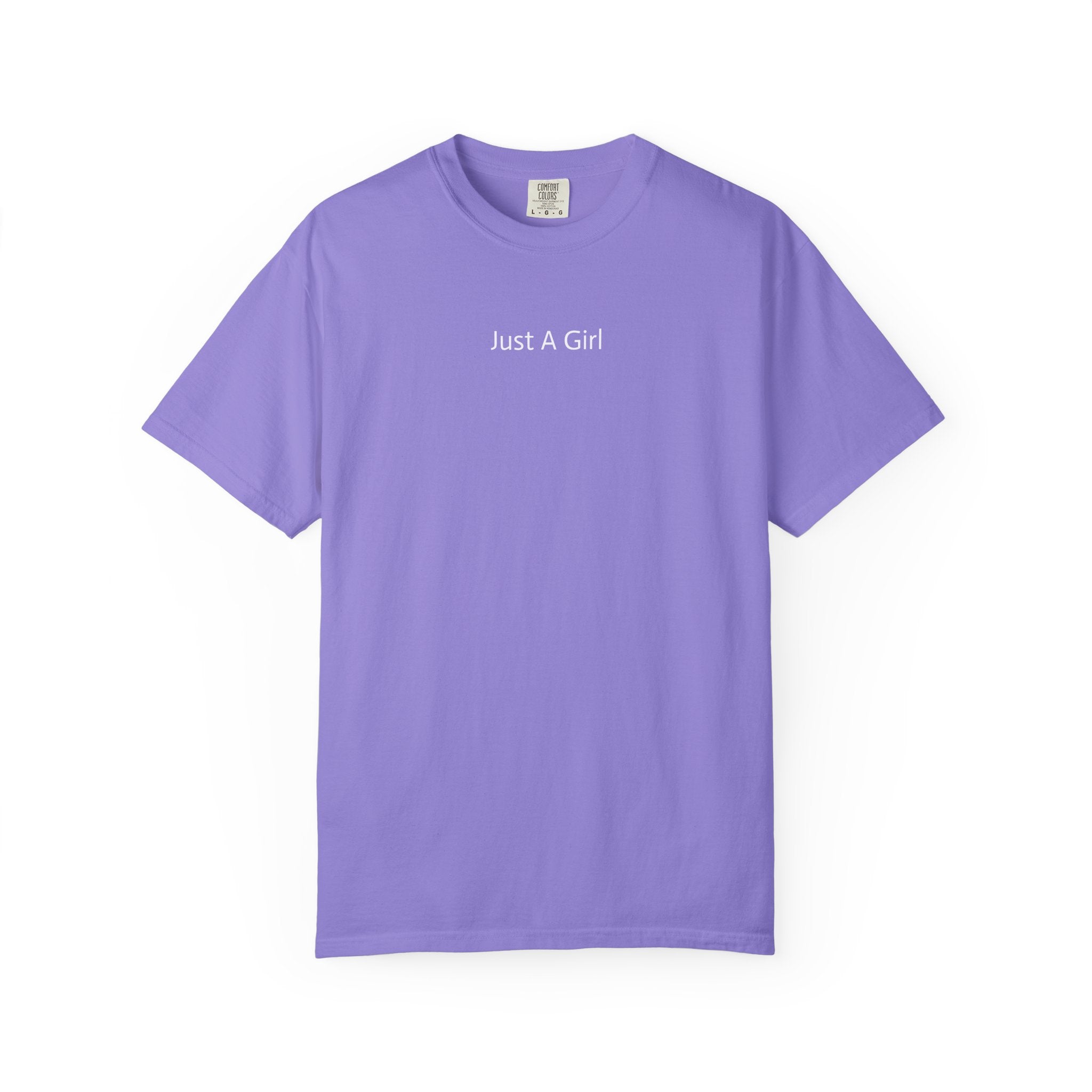 Just A Girl Graphic T-Shirt — Empowering Back-Print Tee