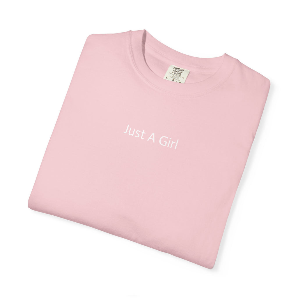 Just A Girl Graphic T-Shirt — Empowering Back-Print Tee