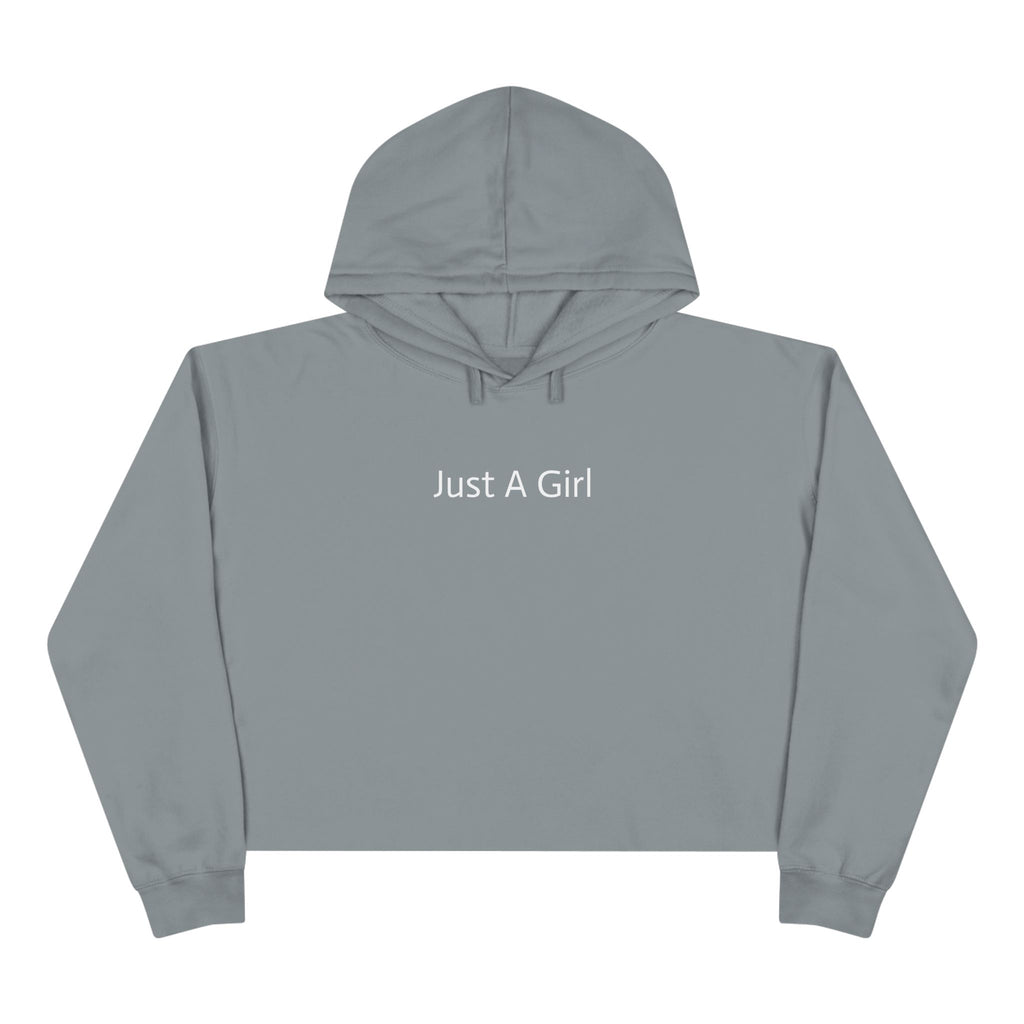 Just A Girl Who Loves to Run - Crop Hoodie