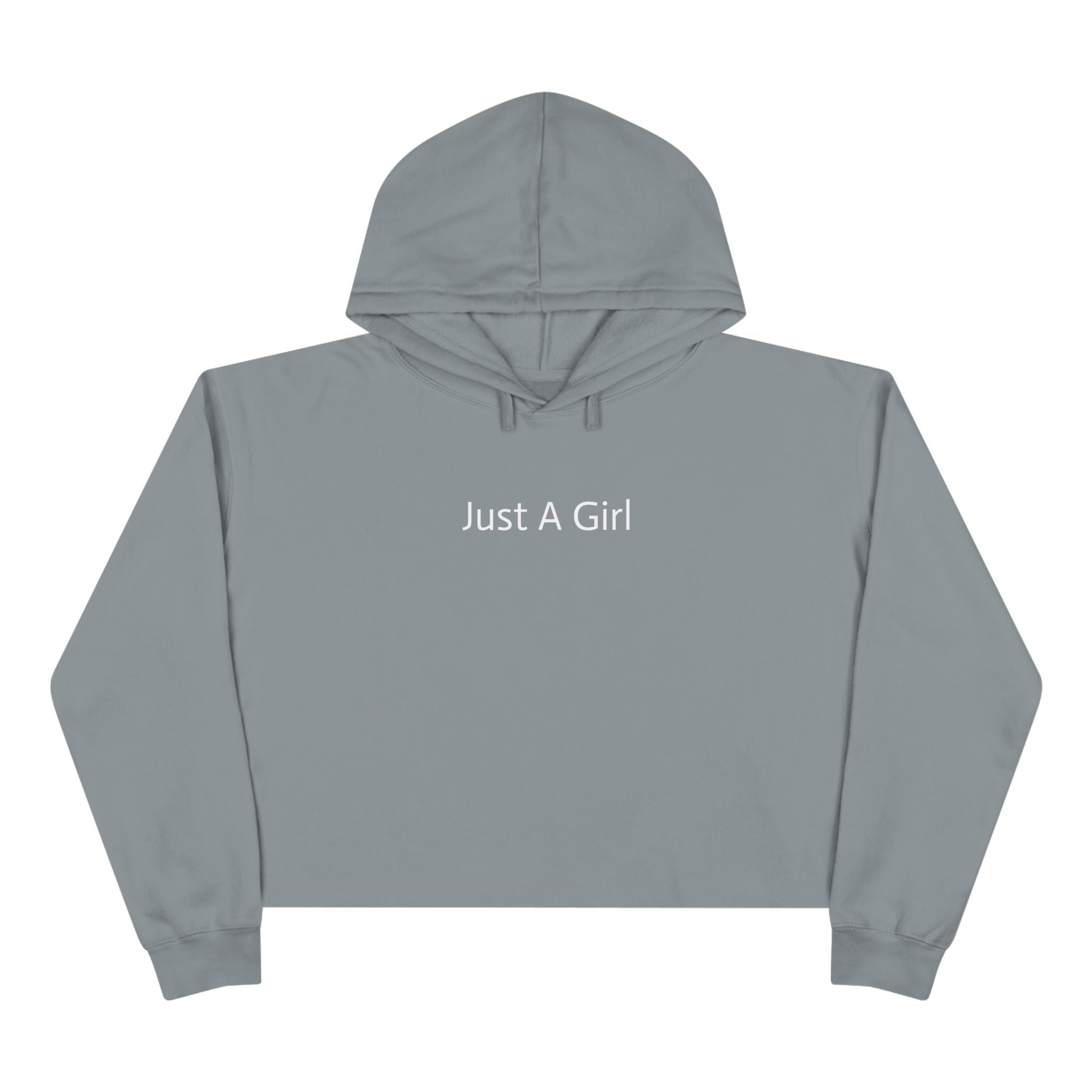 Just A Girl Who Loves to Run - Crop Hoodie
