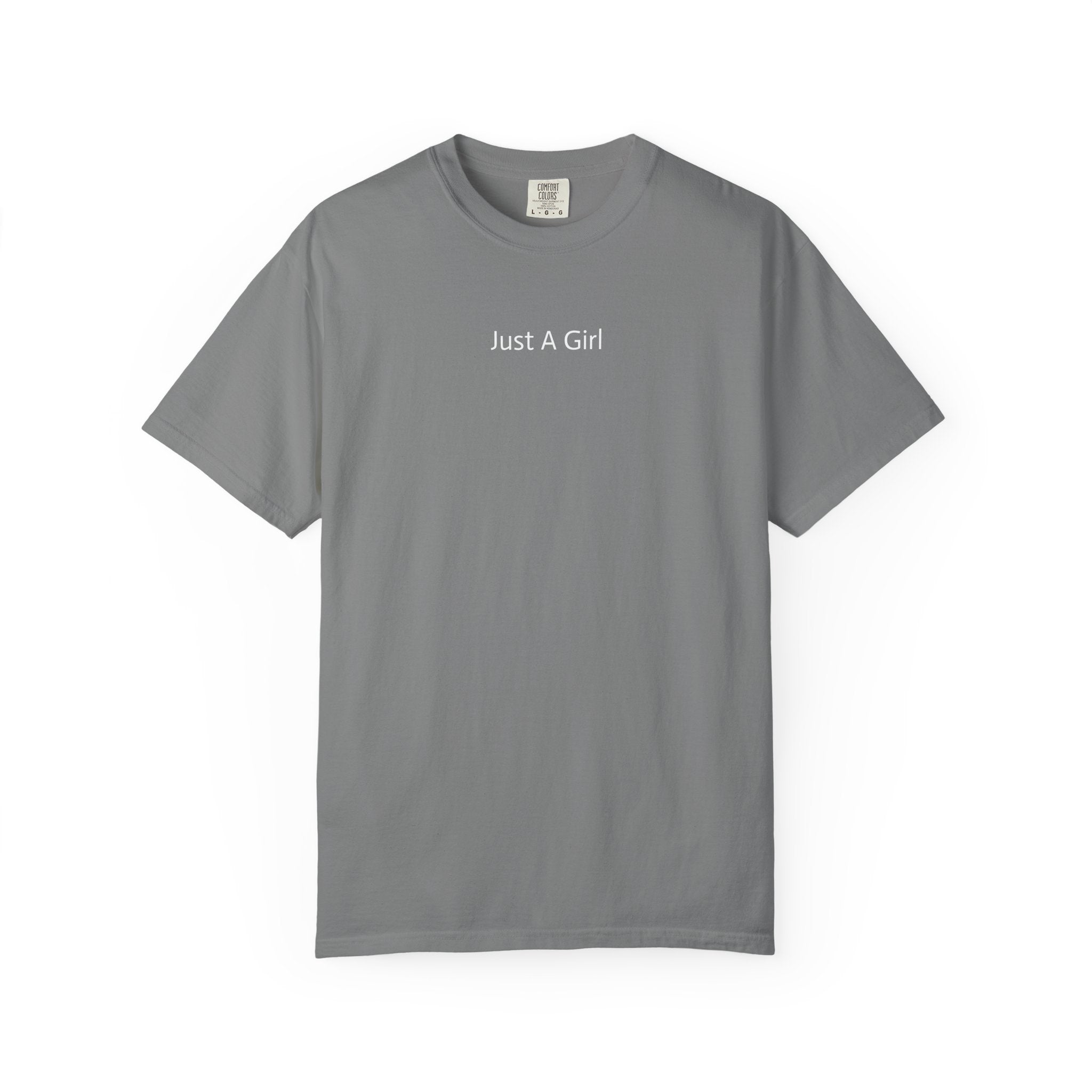 Just A Girl Graphic T-Shirt — Empowering Back-Print Tee