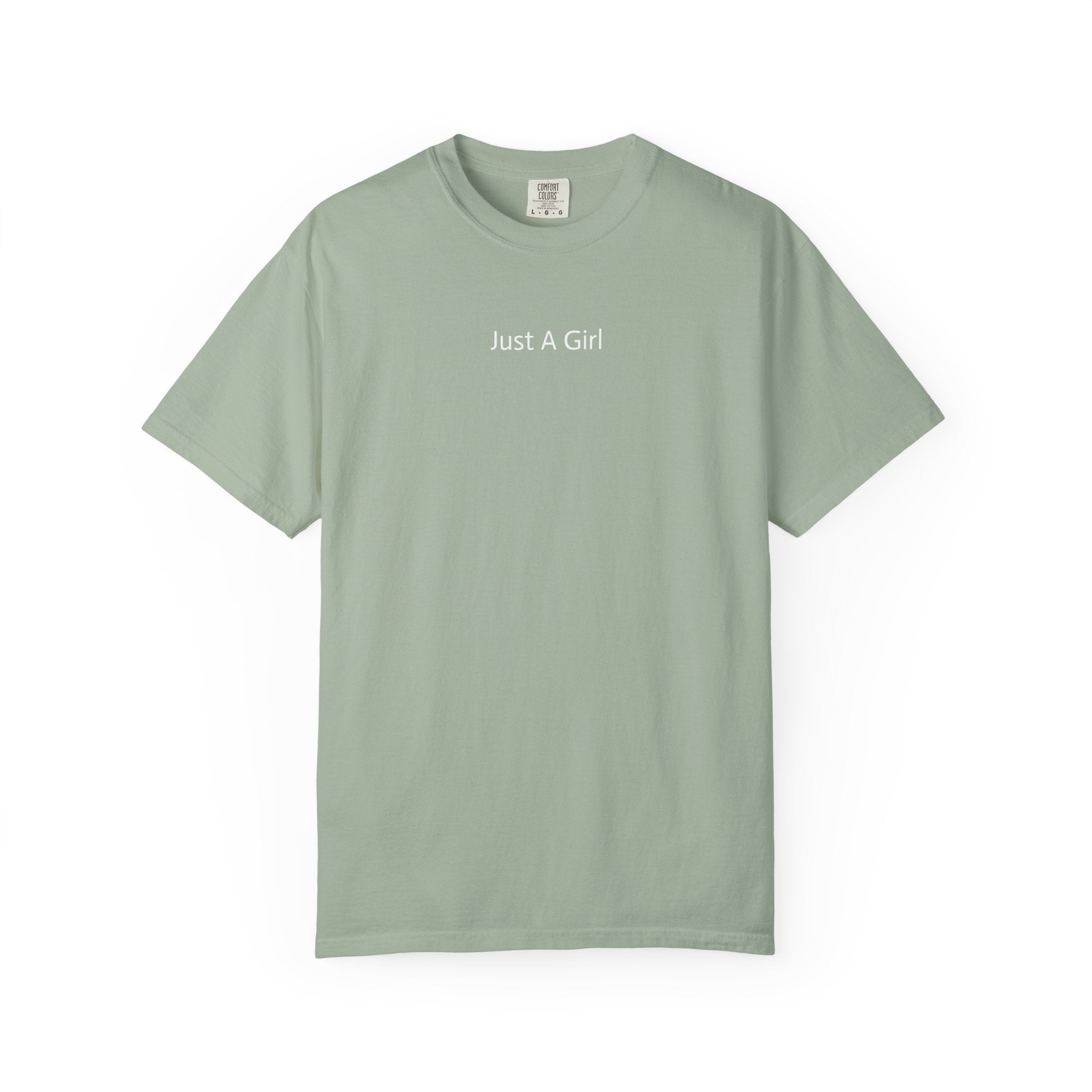 Just A Girl Graphic T-Shirt — Empowering Back-Print Tee