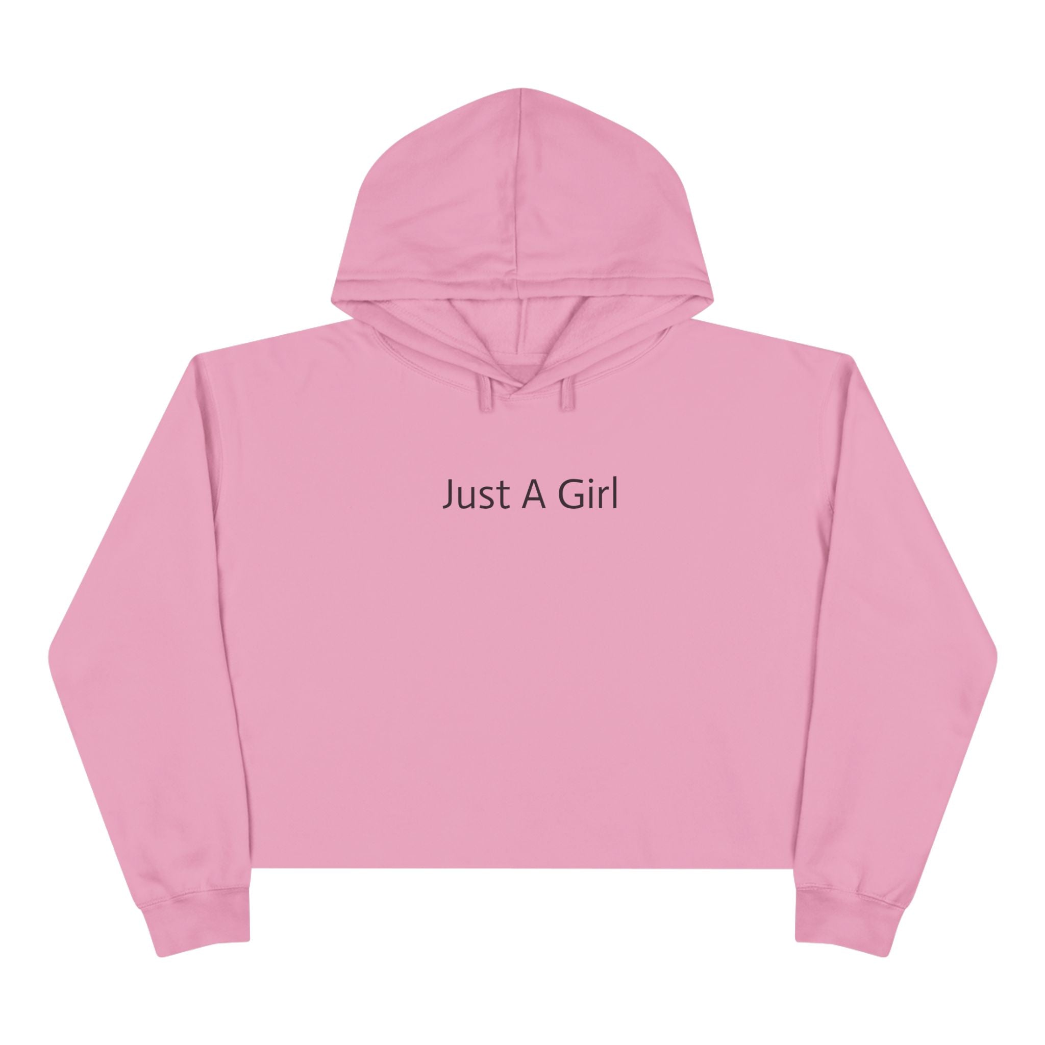 Just A Girl Who Loves to Run - Crop Hoodie