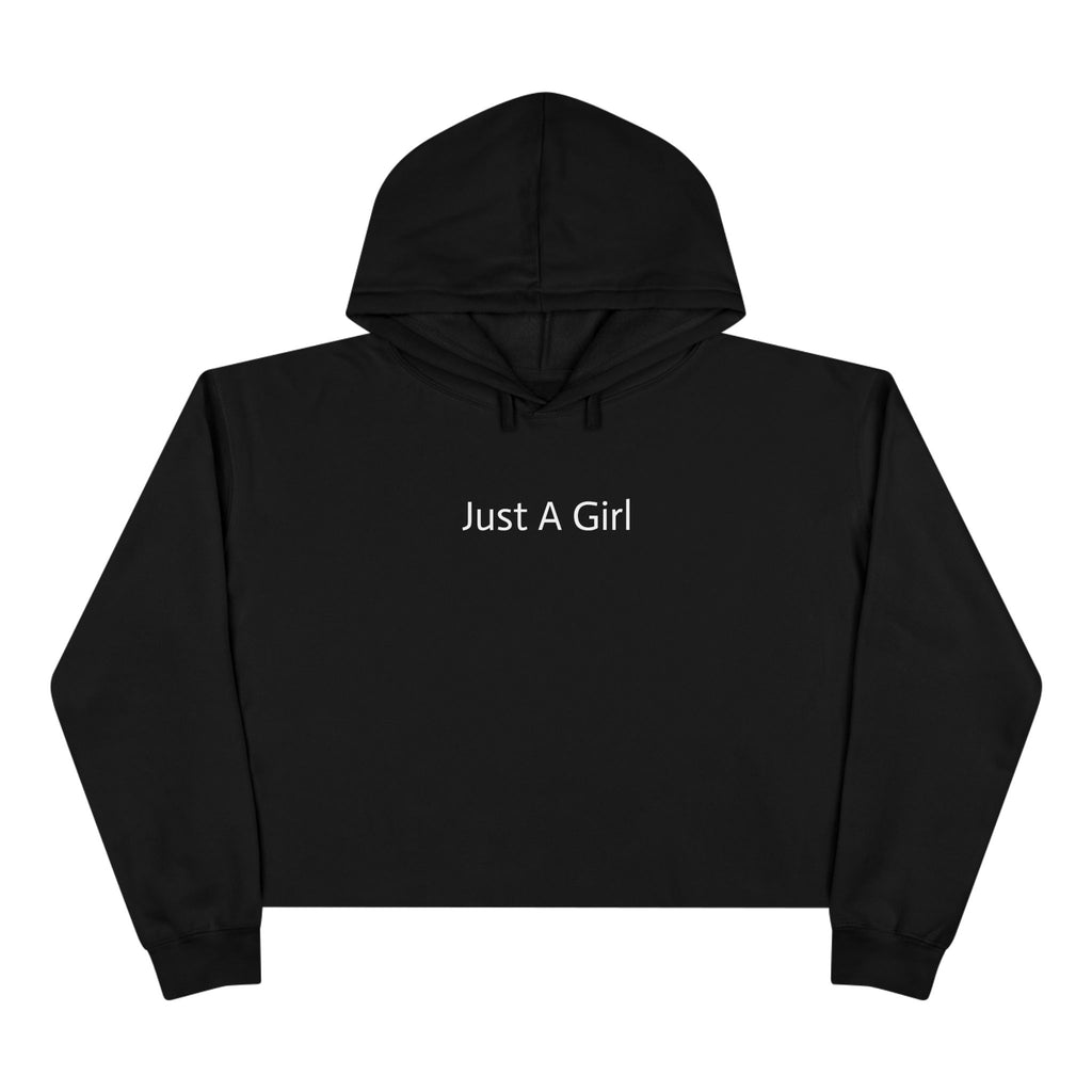 Just A Girl Who Loves to Run - Crop Hoodie